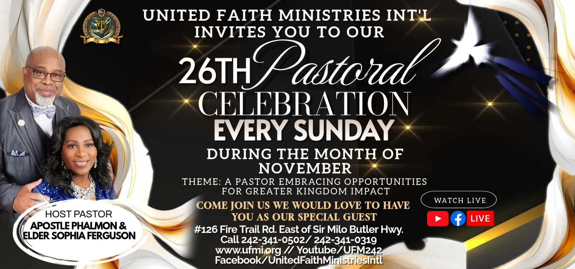 UFMI 26th Pastoral Anniversary Service 2025 wbs