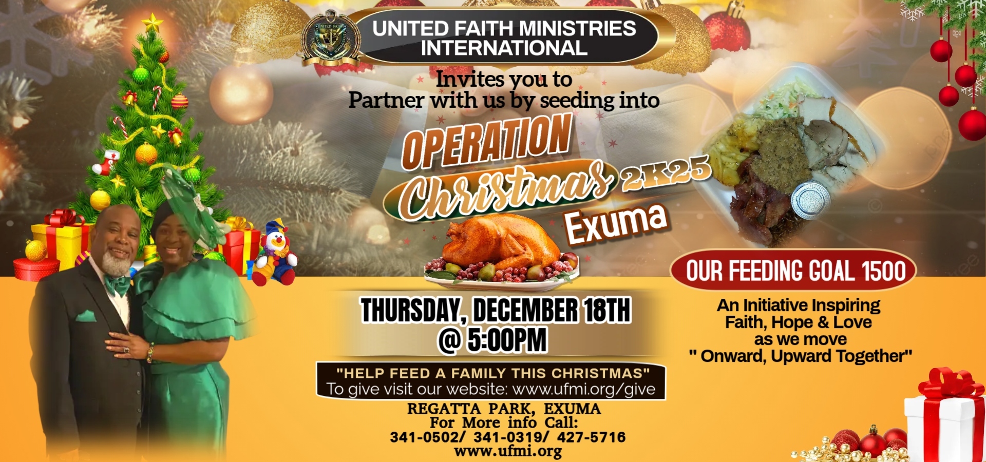 UFMI Operation Christmas 2025 flyer wbs