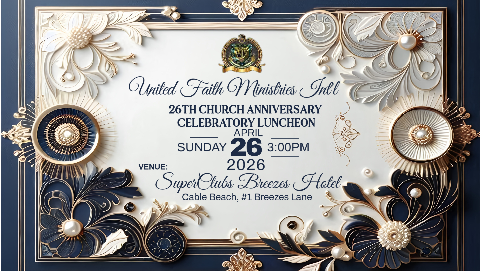 UFMI 26th Church Anniversary luncheon wbs