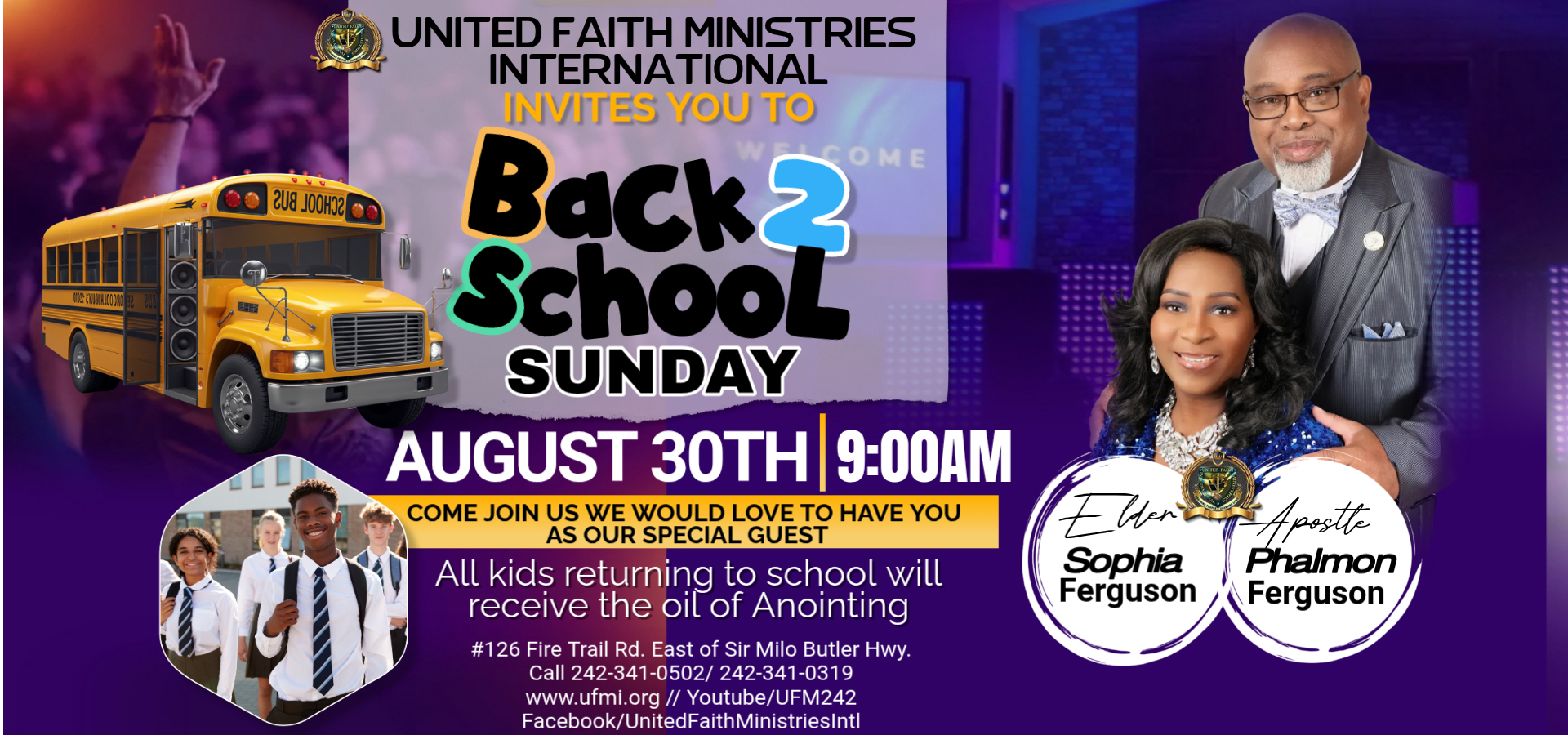UFMI Back 2 School Sunday 2026 WBS